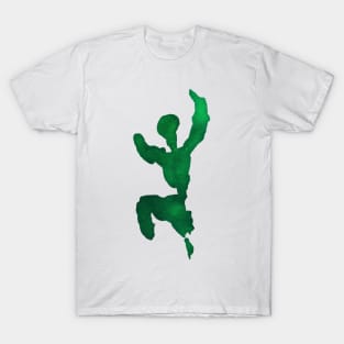 Jumping Silhouette - Color Blotch T-Shirt